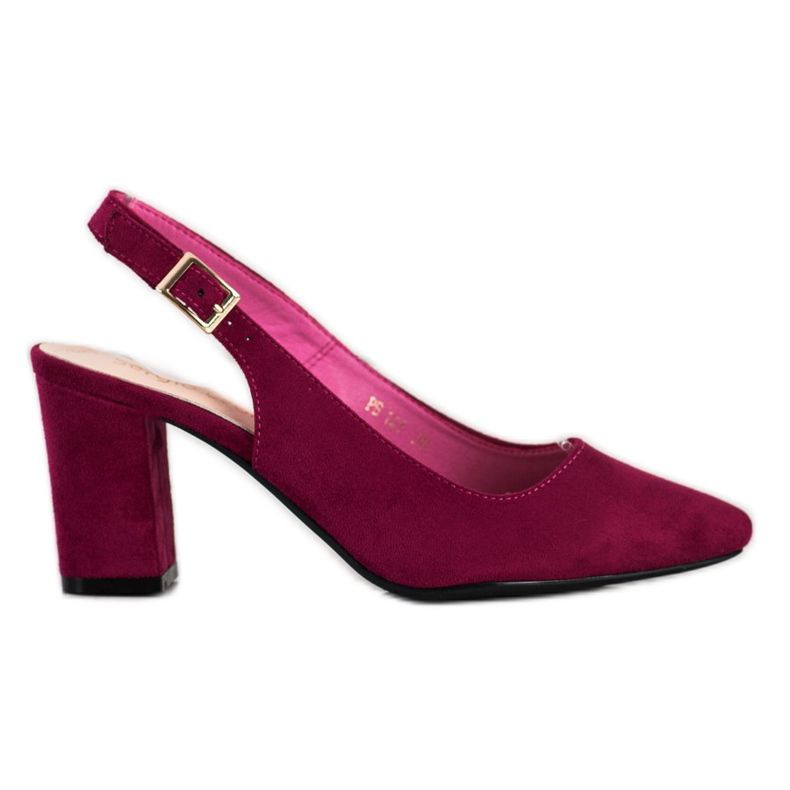Pumps With an Open Heel by Sergio Leone red multicolored