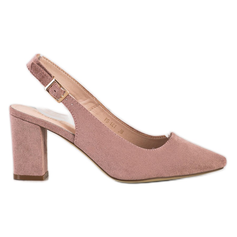 Pumps With an Open Heel by Sergio Leone pink