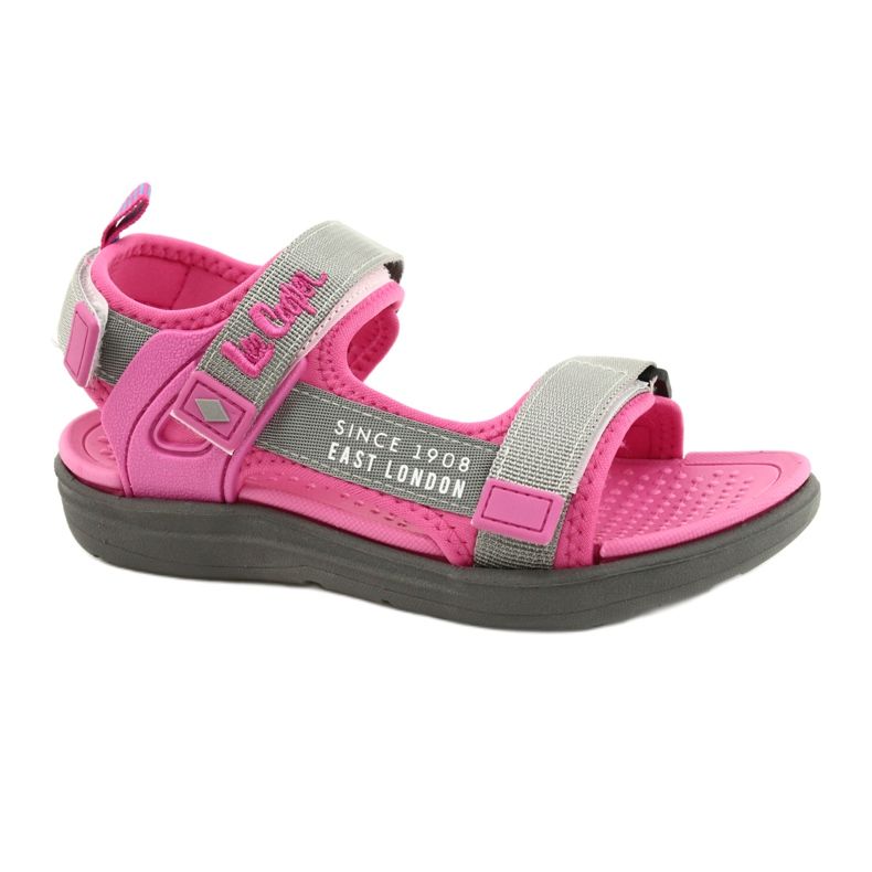 Sandals girls shoes Lee Cooper 20S-TS-031 foam insert pink grey Sandals girls shoes Lee Cooper 20S-TS-031 foam insert pink grey
