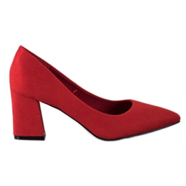 Classic suede VINCEZA pumps red Classic suede VINCEZA pumps red