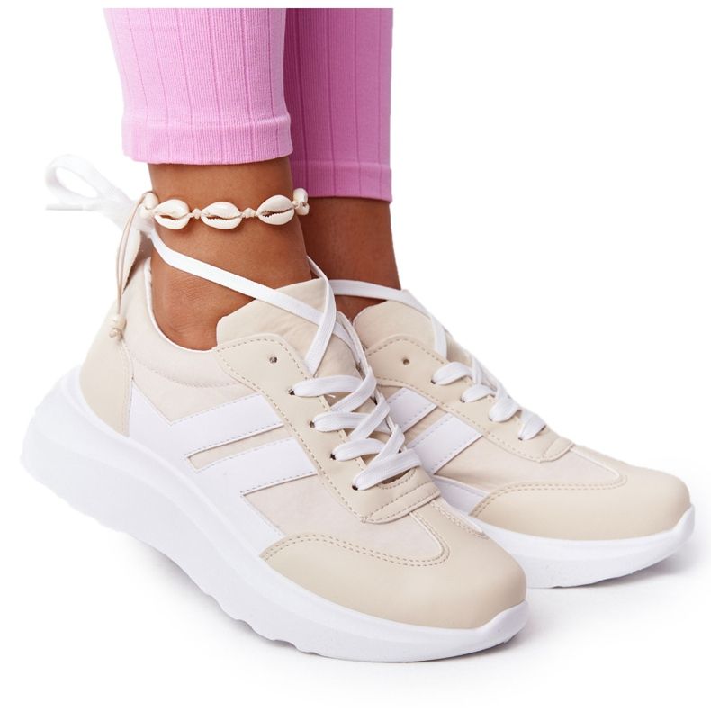 PS1 Women's Sport Shoes Sneakers Beige Holiday white PS1 Women's Sport Shoes Sneakers Beige Holiday white