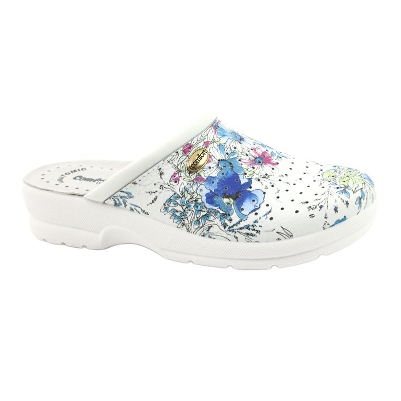 White Comfooty Alessia flip-flops multicolored