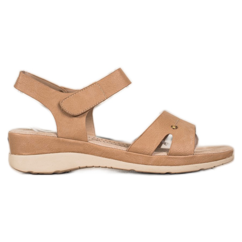 Comfortable VINCEZA sandals brown