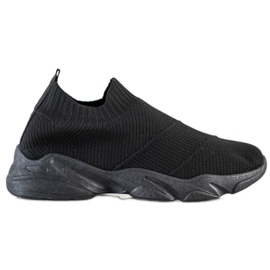 SHELOVET Comfortable Slip-On Shoes black