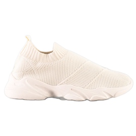 SHELOVET Comfortable Slip-On Shoes beige