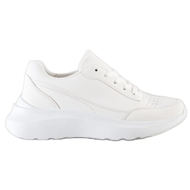 SHELOVET Classic Eco Leather Sneakers white SHELOVET Classic Eco Leather Sneakers white
