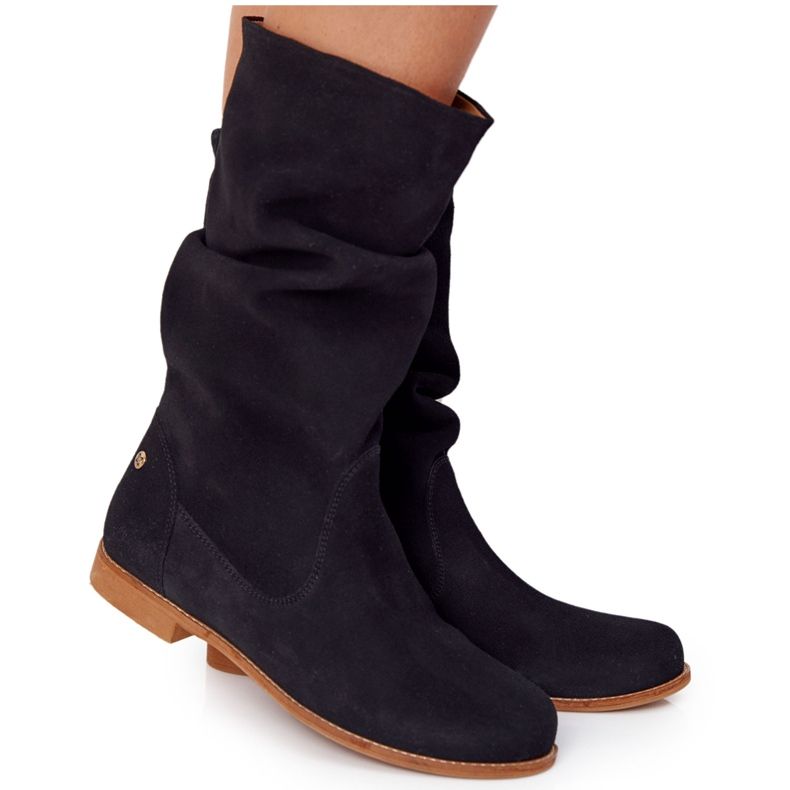 Women's Suede high boots Maciejka 05057-01 Black Women's Suede high boots Maciejka 05057-01 Black
