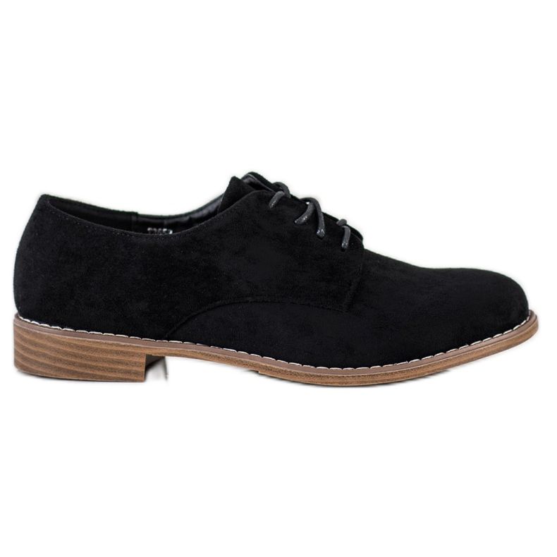 Seastar Lace-up shoes made of suede black