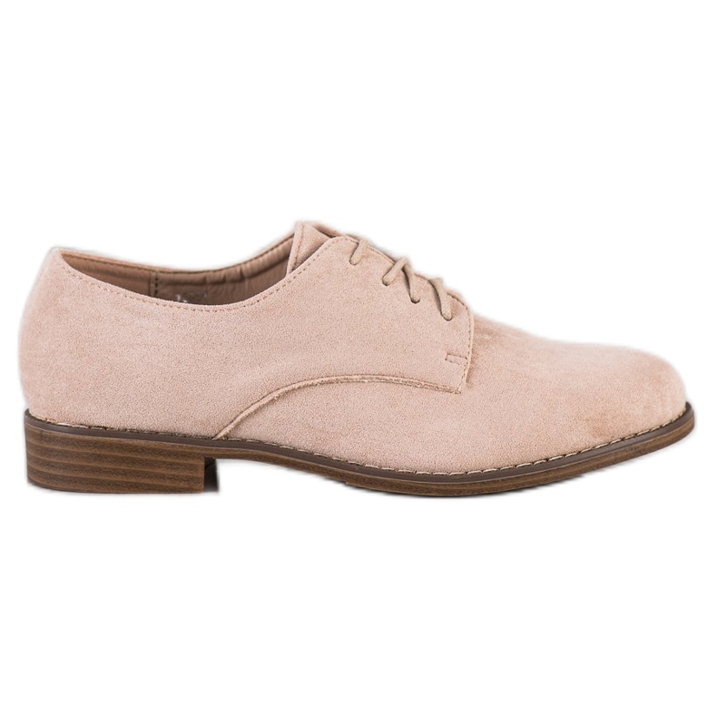 Seastar Lace-up shoes made of suede beige