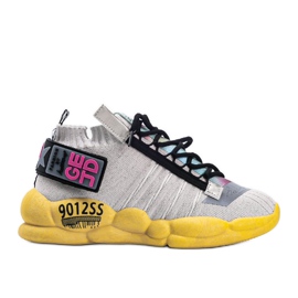 Sneakers beige socks Ava multicolored Sneakers beige socks Ava multicolored