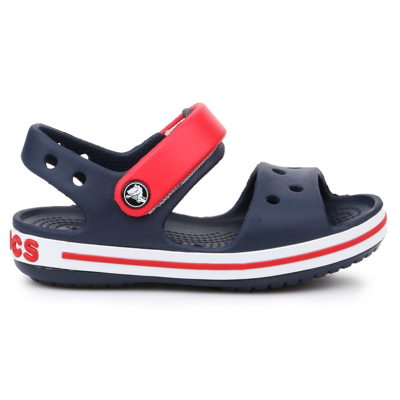Crocs Crocband Sandal Jr 12856-485 white red navy blue