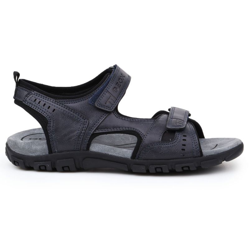 geox black sandals