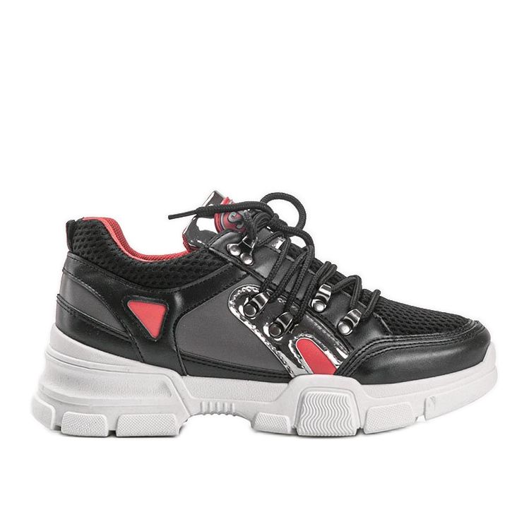 Black sports sneakers from Karla