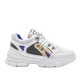 Karla white sports sneakers