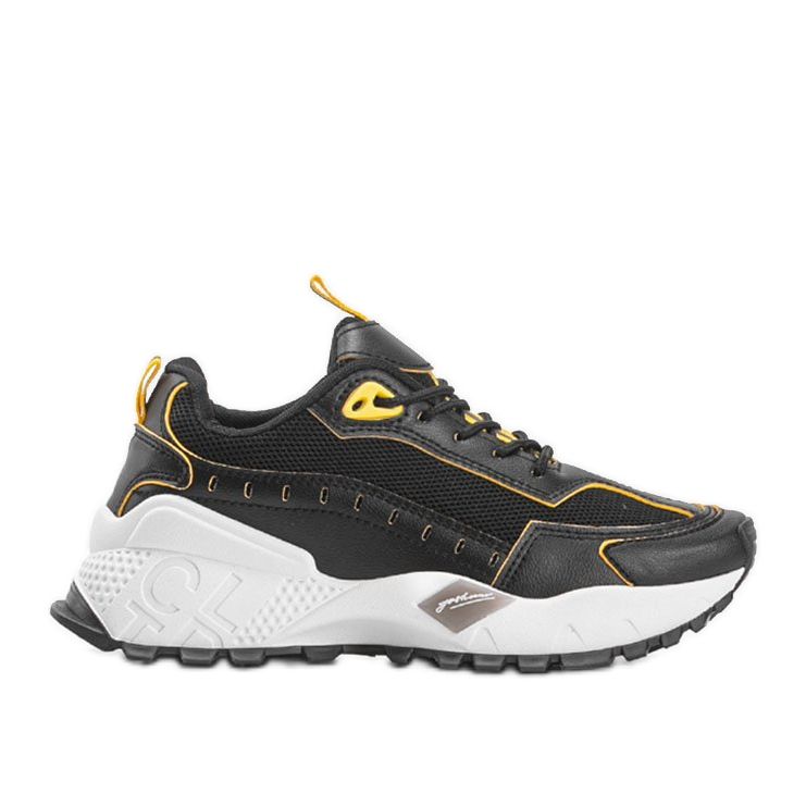 Ericka's black sports sneakers