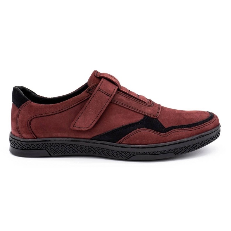 Polbut Men's casual leather shoes 2102 claret red Polbut Men's casual leather shoes 2102 claret red