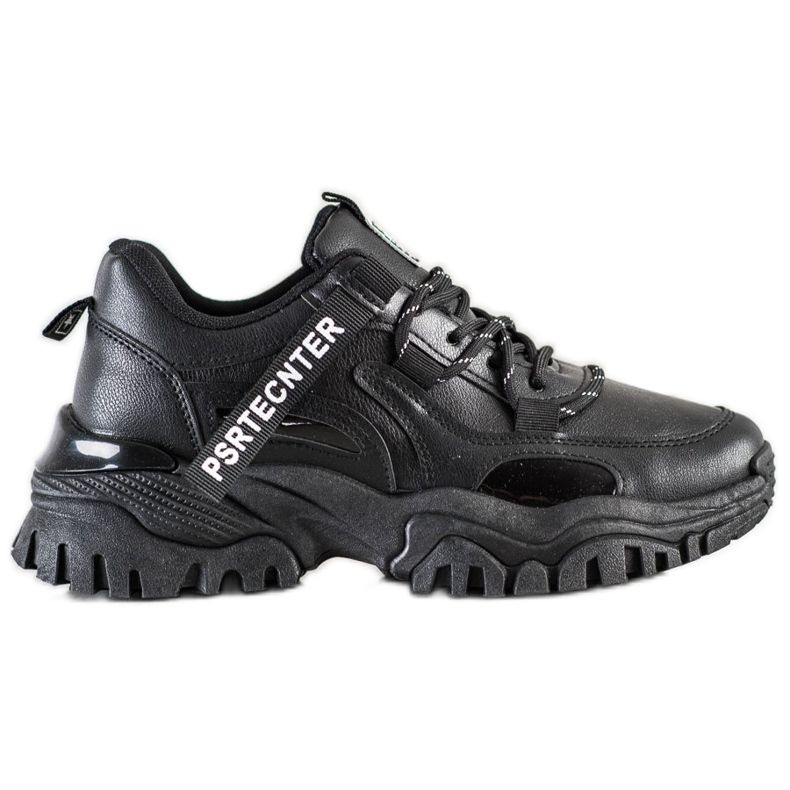 SHELOVET Spring Fashion Sneakers black