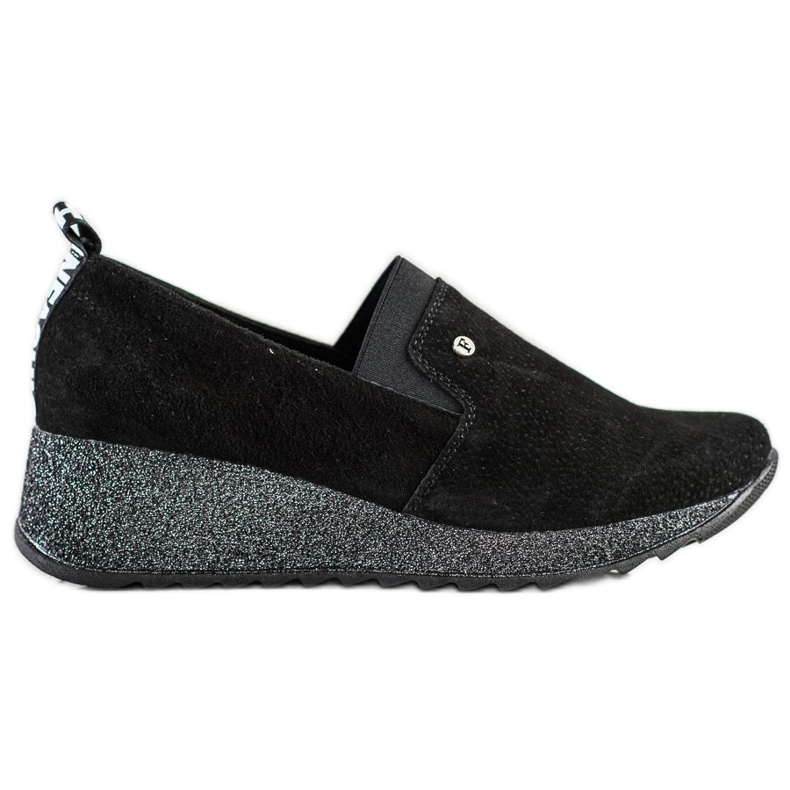 Filippo Leather brocade shoes black Filippo Leather brocade shoes black