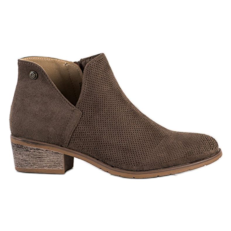 Filippo Openwork Booties In The Spring brown