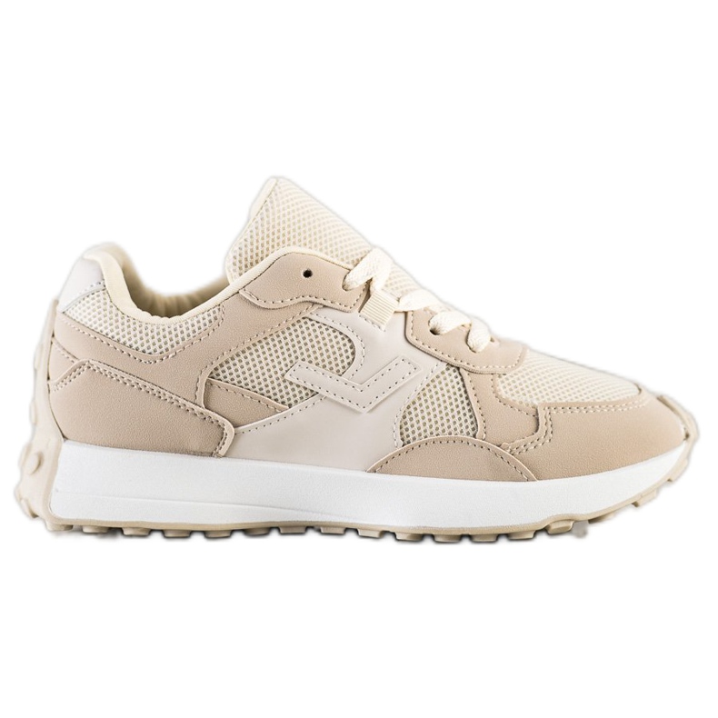 SHELOVET Beige Sneakers brown