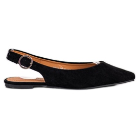 Seastar Pumps With A Discovered Heel black Seastar Pumps With A Discovered Heel black