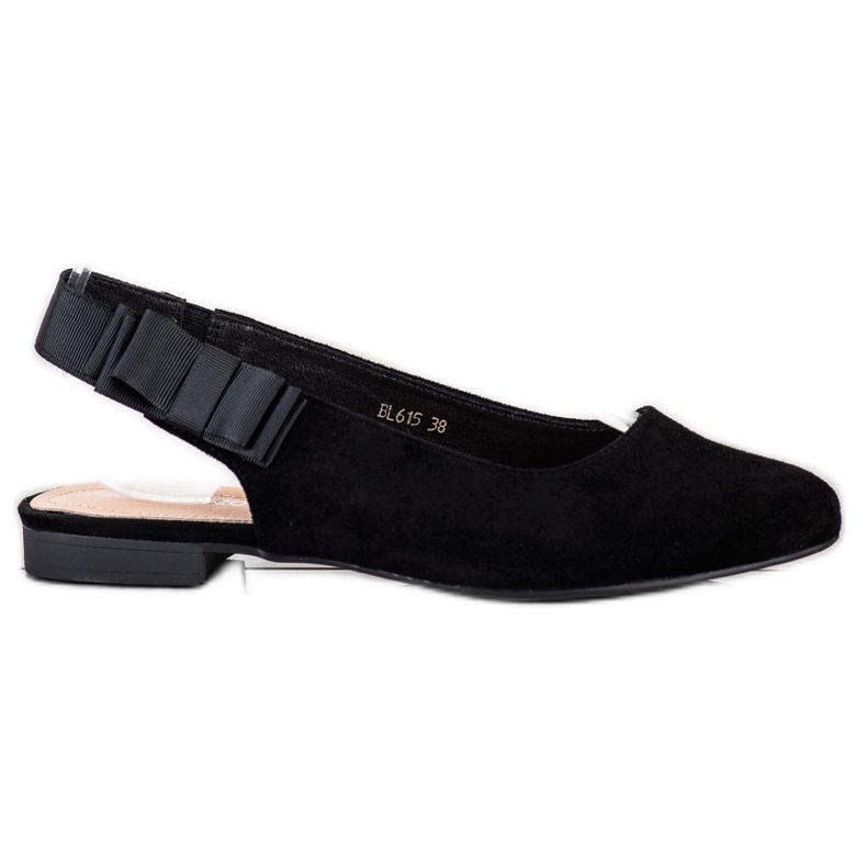 Sergio Leone Slip-on Pumps With A Bow black