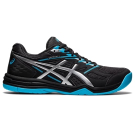 Asics Upcourt 4 black and blue men's volleyball shoes 1071A053 020 Asics Upcourt 4 black and blue men's volleyball shoes 1071A053 020