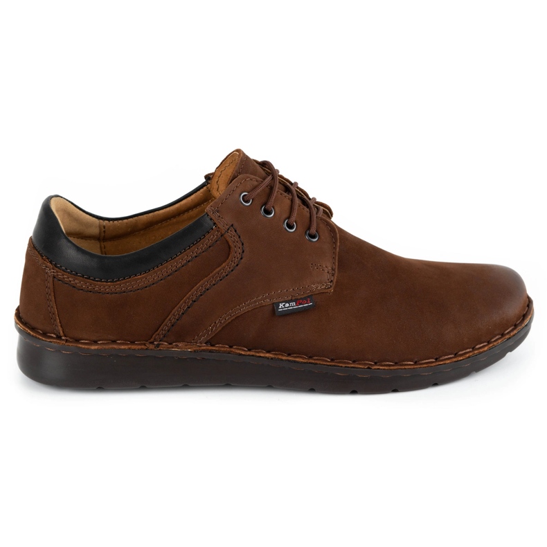 Kampol Casual men's shoes 11 / BR brown