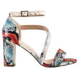 Snake Print Sergio Leone Sandals multicolored Snake Print Sergio Leone Sandals multicolored