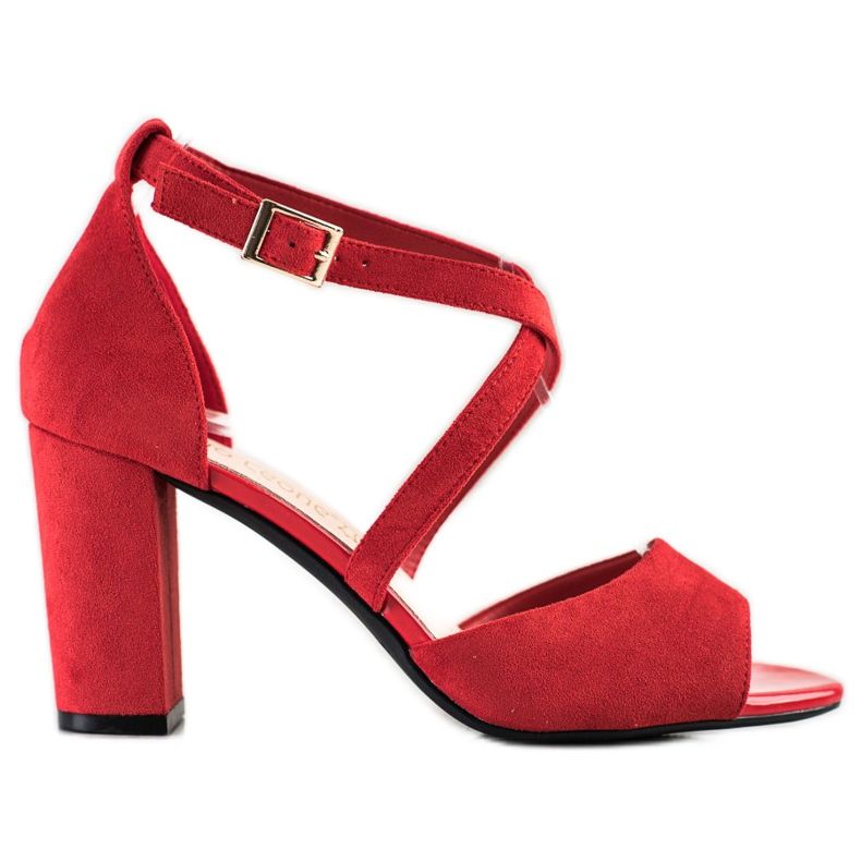 Fashionable Sergio Leone pumps red