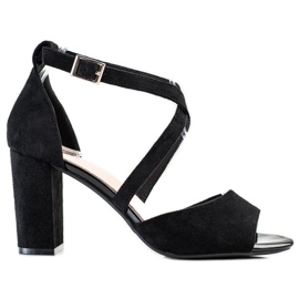 Fashionable Sergio Leone pumps black