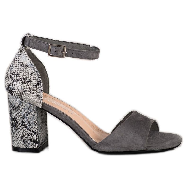 Stylish Sergio Leone sandals grey