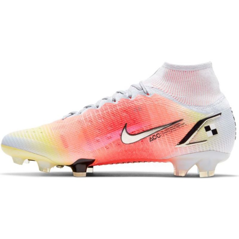 Cleats Nike Mercurial Superfly White And Orange White New Unisex