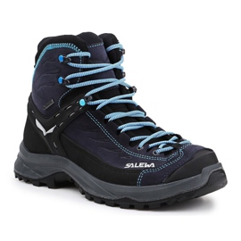 Salewa Ws Hike Trainer Mid Gtx W 61342-2242 black navy blue Salewa Ws Hike Trainer Mid Gtx W 61342-2242 black navy blue