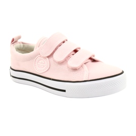 Velcro sneakers American Club pink LH63 / 21 Velcro sneakers American Club pink LH63 / 21