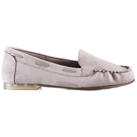 Gray loafers by Sergio Leone beige
