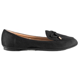 Abloom Suede Lords With A Bow black Abloom Suede Lords With A Bow black