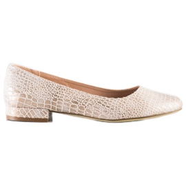 Snake Print Sergio Leone Pumps beige
