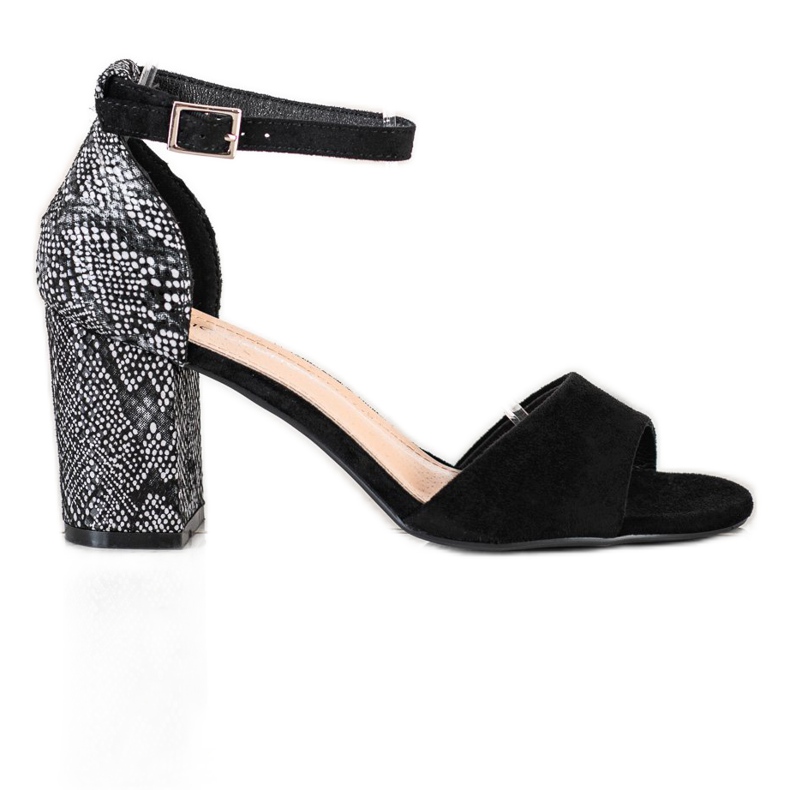 Stylish Sergio Leone sandals black