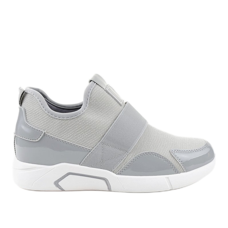 Gray women's sports shoes X-9761 grey