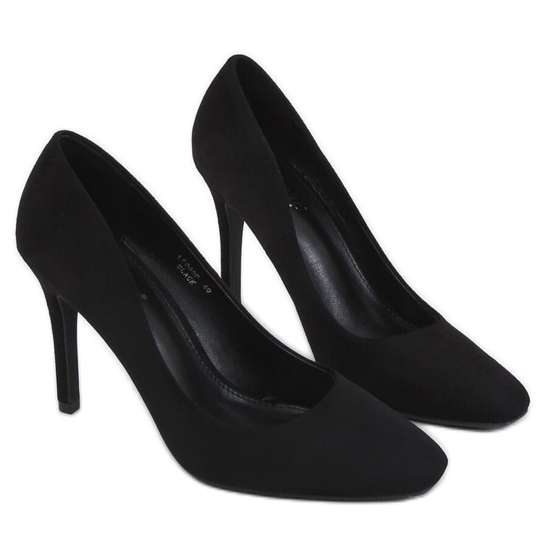 Black women's high heels LE080P Black