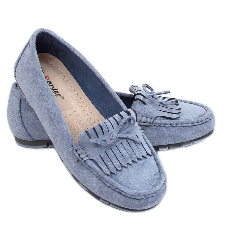 Blue Women's loafers GS11P Blue