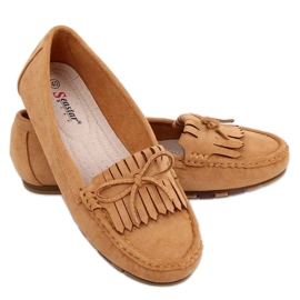 Camel GS11P Tan women's loafers brown