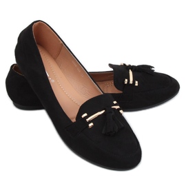 Black women's loafers 9988-159 Black
