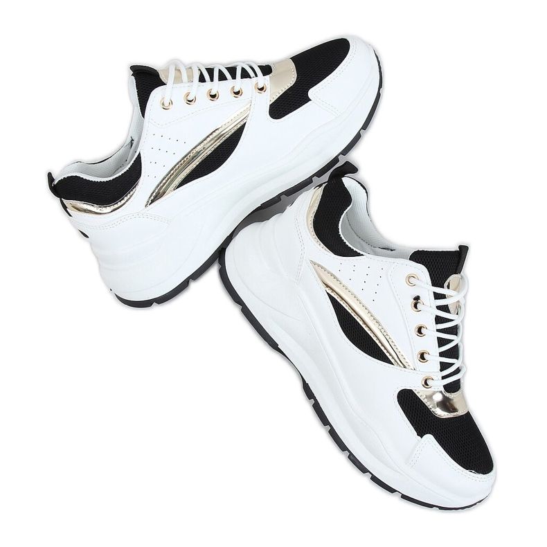 Black and white sports shoes 9795 Black golden Black and white sports shoes 9795 Black golden