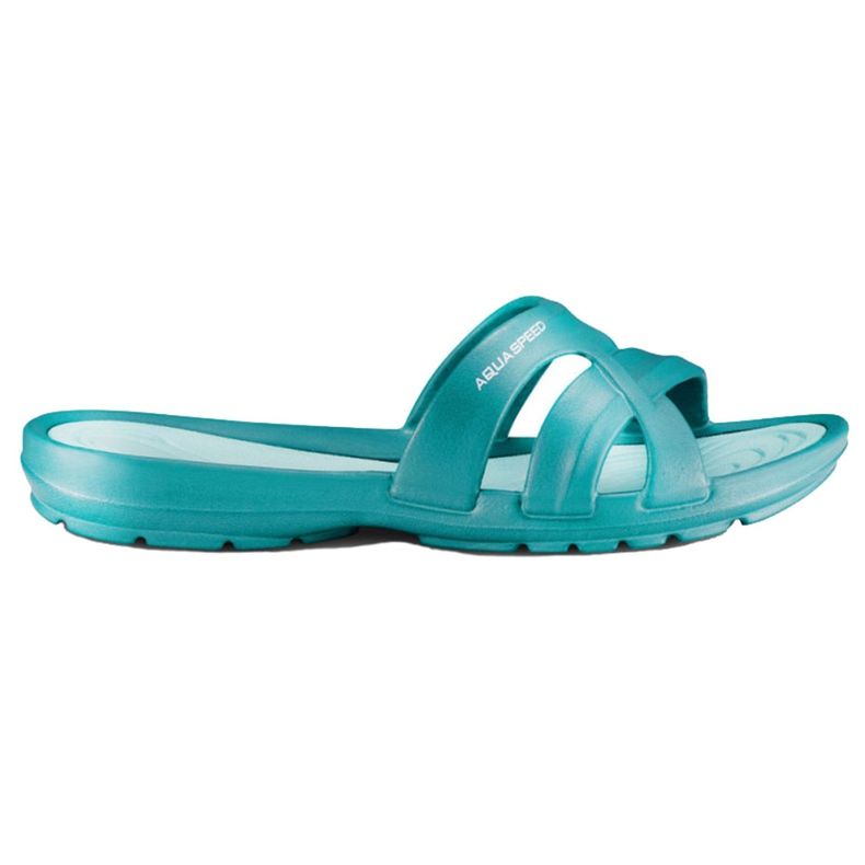 Women's swimming pool slippers Aqua-Speed ​​Panama col. 42 green