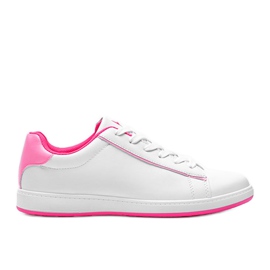Neon Fuxia Carol women's white sneakers Neon Fuxia Carol women's white sneakers