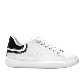 Black Makaila women's white sneakers