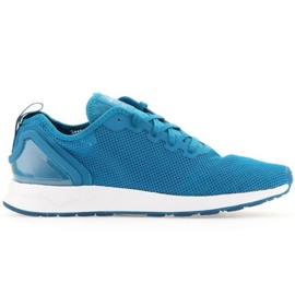 Adidas zx flux blue trainers sales