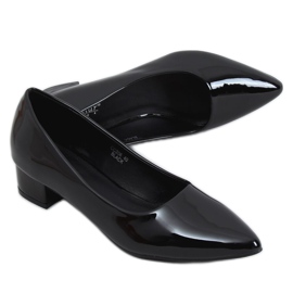 Black Pumps low heels black CC206P Black